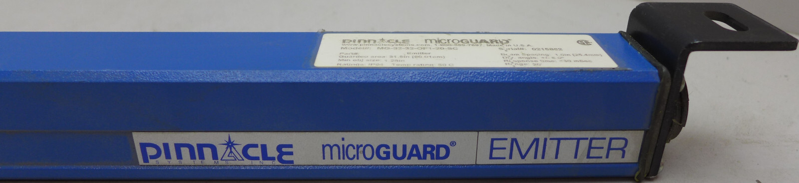 Pinnacle Microguard MG-32-32-OF1-20-SC Safety Light Curtain