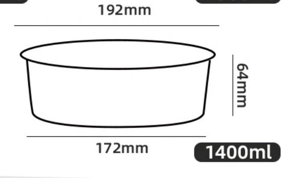 White Customizable Noobol Induction Heatable Paper Ramen Bowl (50 PCS)
