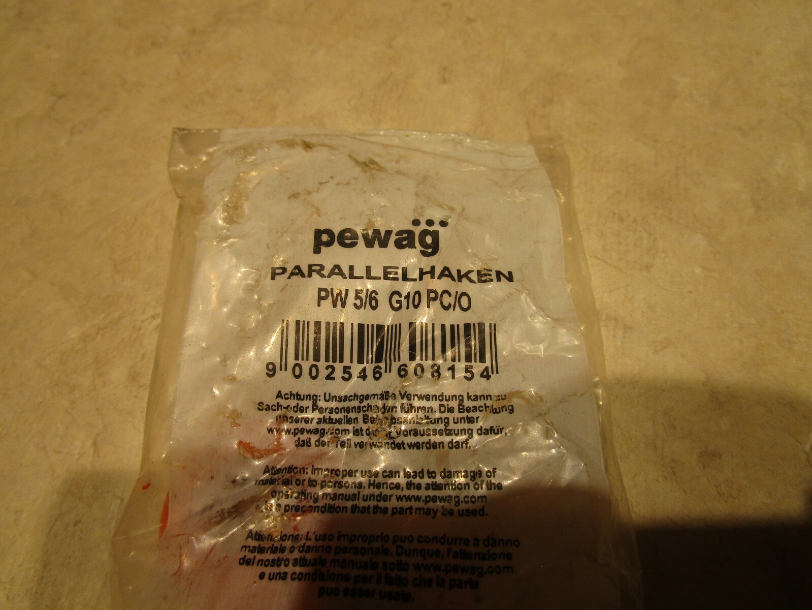 PEWAG CRADLE GRAB Lifting Hook PW 5/6, G10, PC/O, 7/32″, B0430