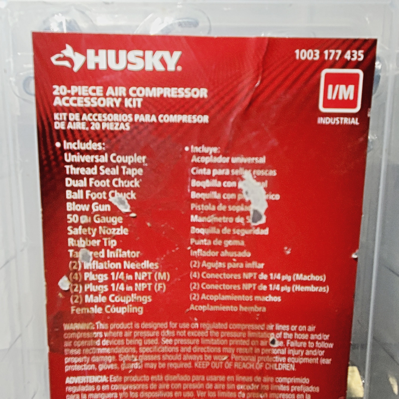 Husky Air Compressor Accessory Kit (20-Piece)