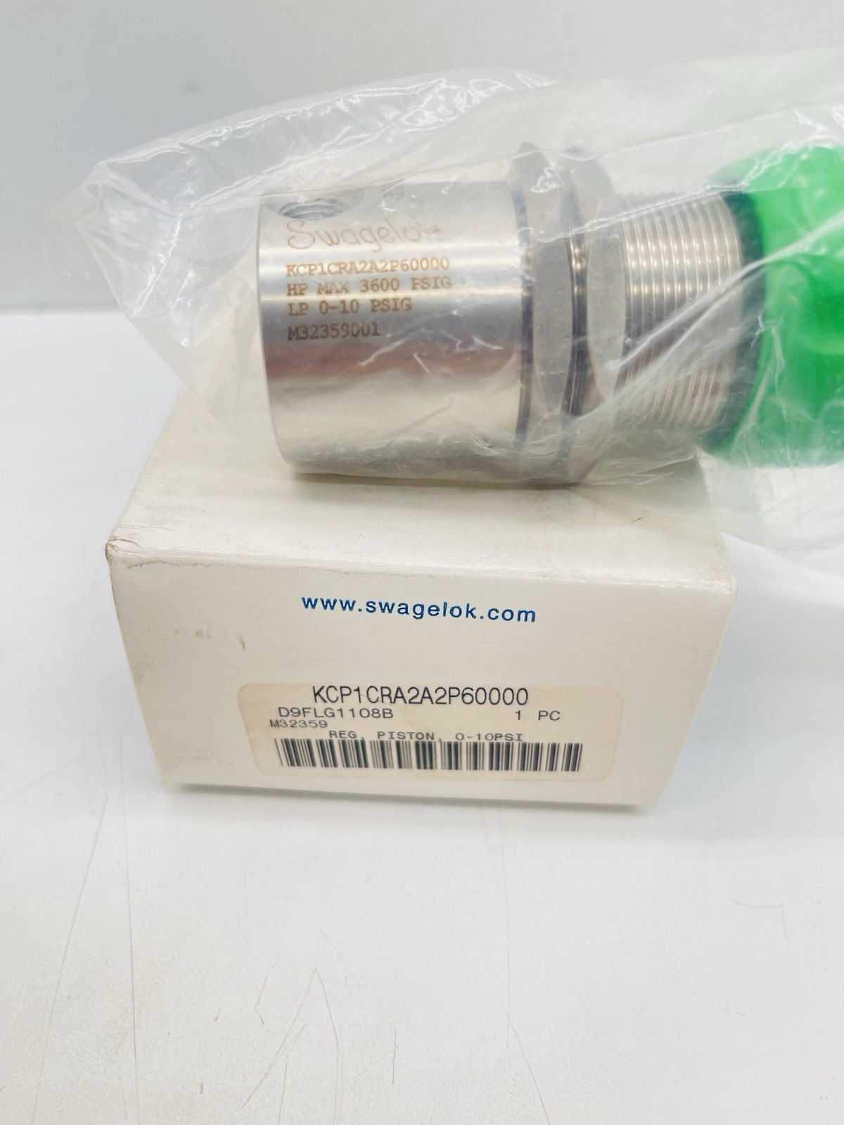 Swagelok KCP1CRA2A2P60000 Reg. Piston 0-10PSI
