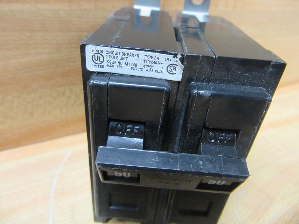 Cutler Hammer BA250 Circuit Breaker 50A 2 Pole