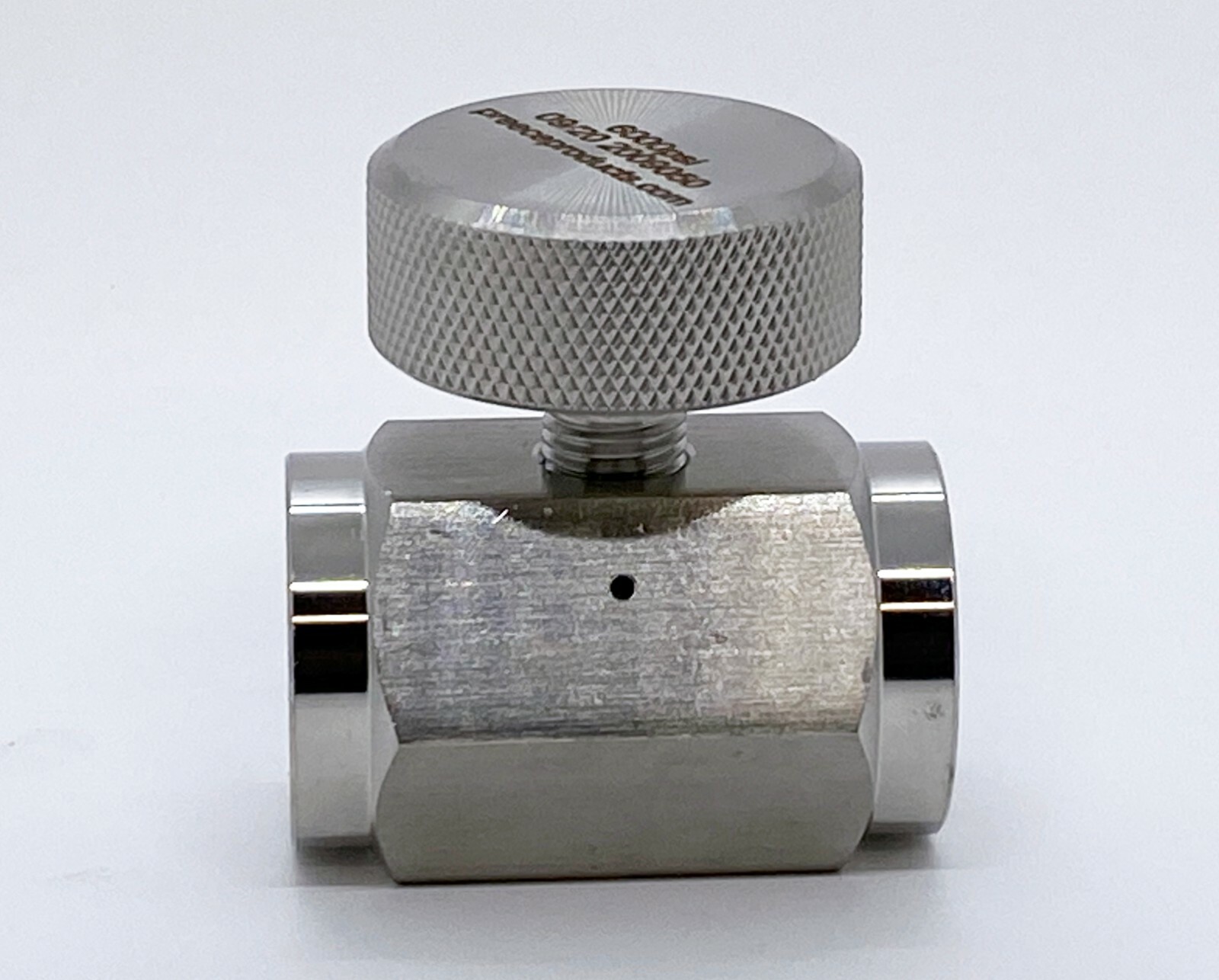 High Pressure Stainless Steel Inline Bleed Valve 1/4 F NPT 6000PSI