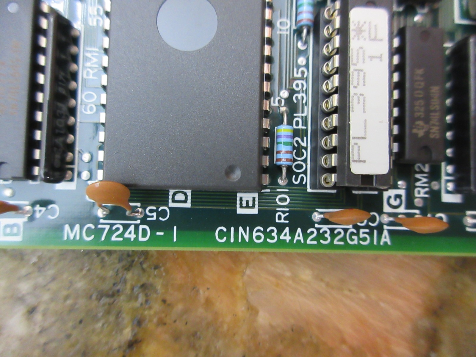 1994 MAZAK QT-15N MITSUBISHI MC724D-1 CIN634A232G51A C1N634A232G51A BOARD