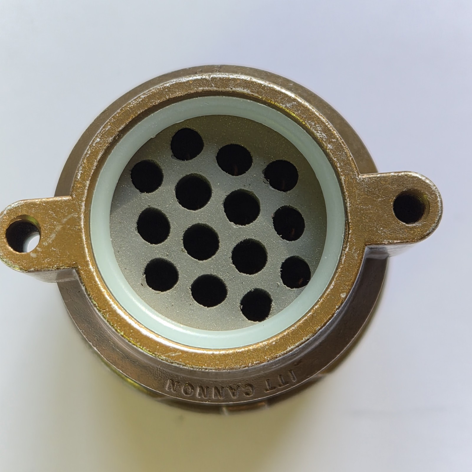ITT Cannon 14-Pin Connector PN MS3106R20-27S, NSN 5935-00-846-2329, NOS