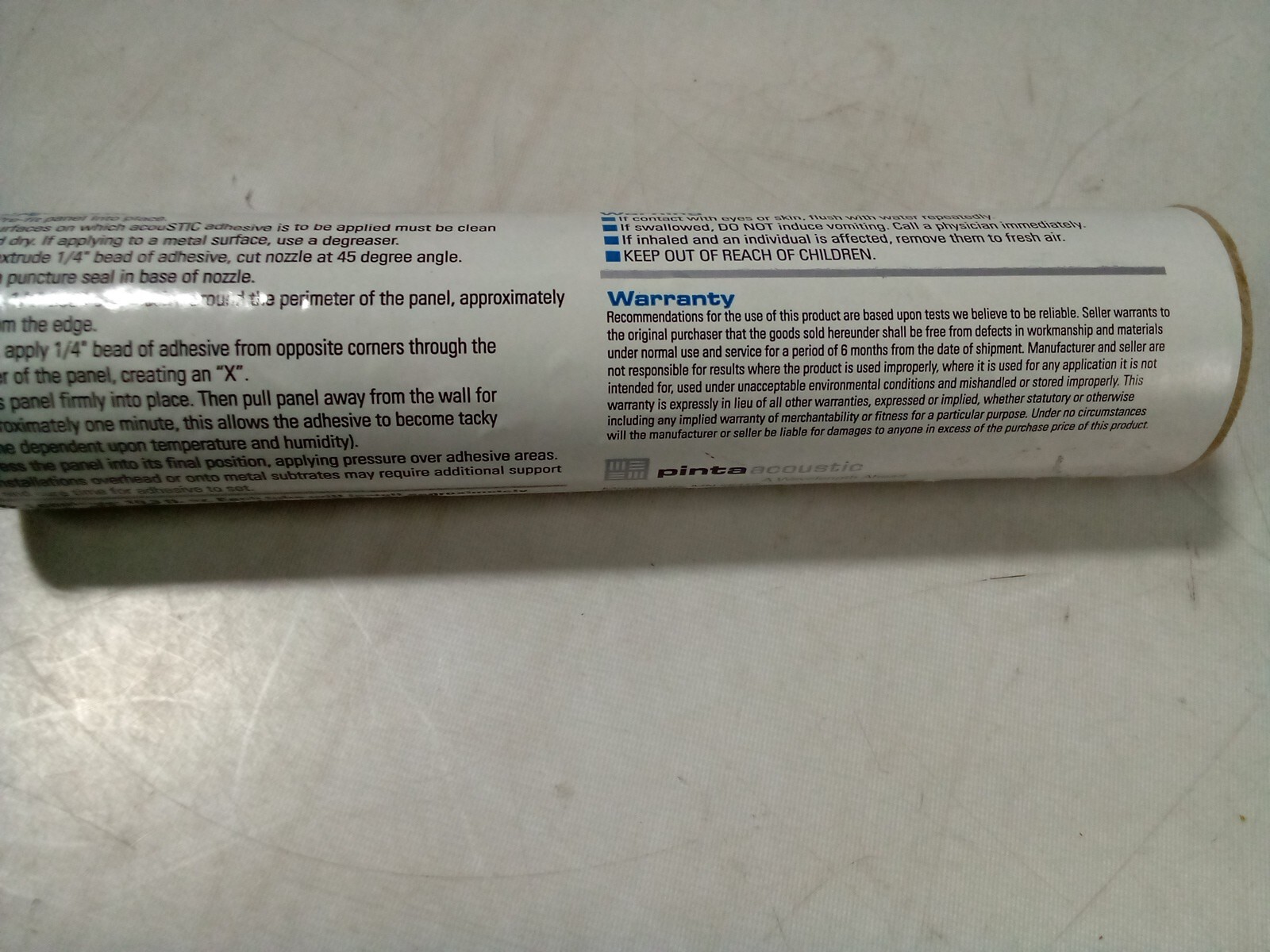 AcouSTIC Foam Adhesive 10.3 fl oz.