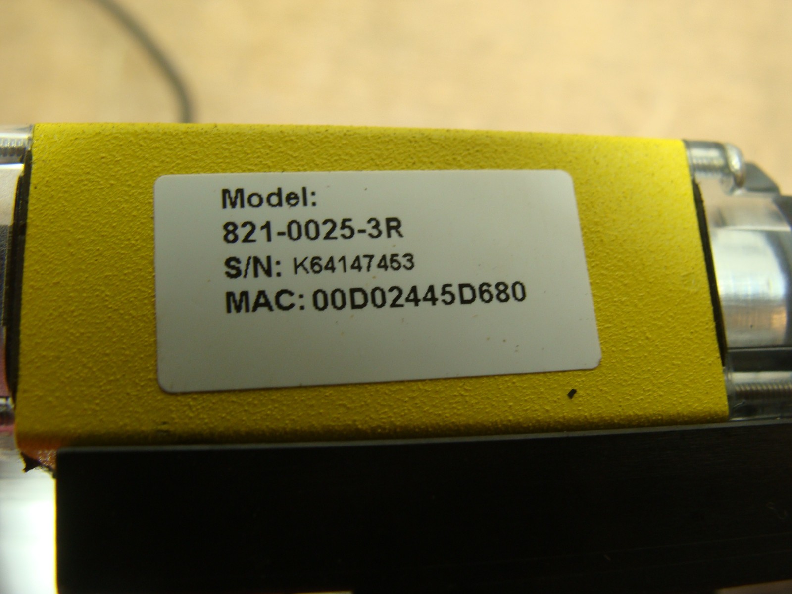 DRYLIN T BY IGUS LINEAR GUIDE BLOCK W/COGNEX BAR CODE READER 821-0025-3R
