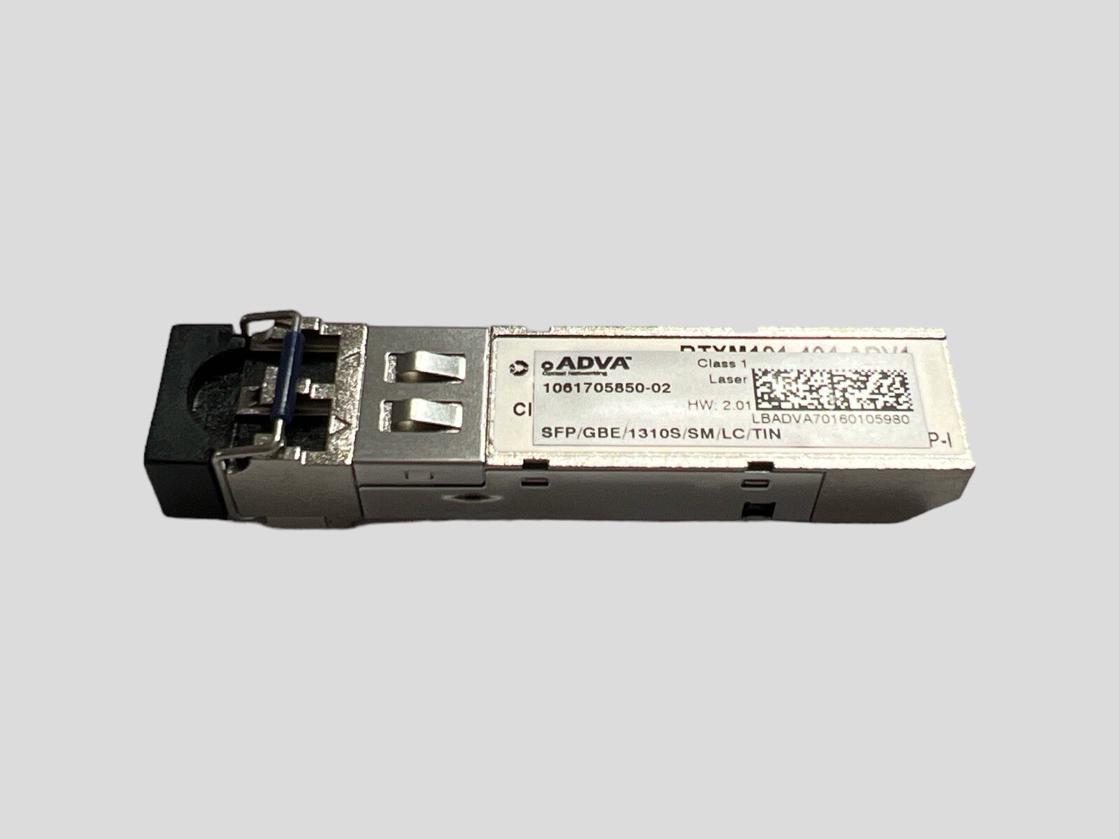 ADVA SFP/GBE/1310S SM/LC/TIN SFP, 1000BASE-LX, 1310NM, 10KM SMF, I-temp