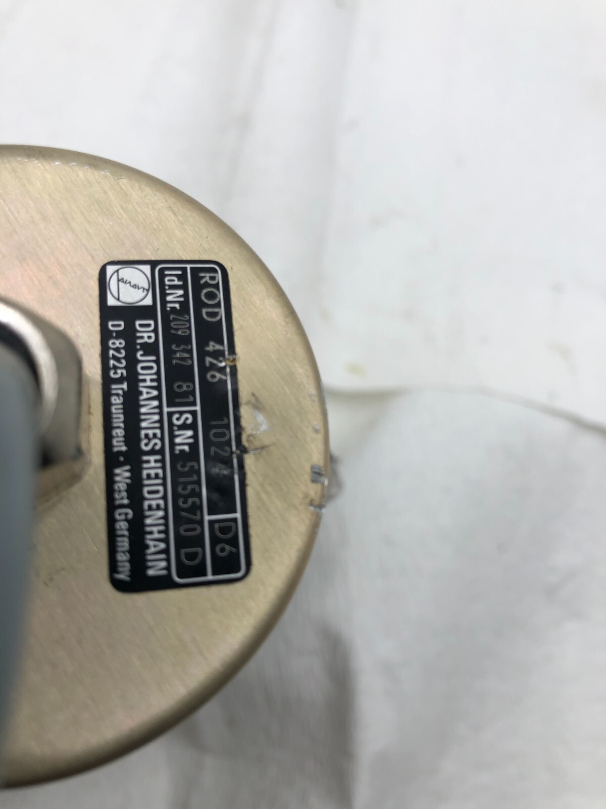 HARDINGE HEIDENHAIN SPINDLE ENCODER ROD 426 1024 Ser No: 515570D