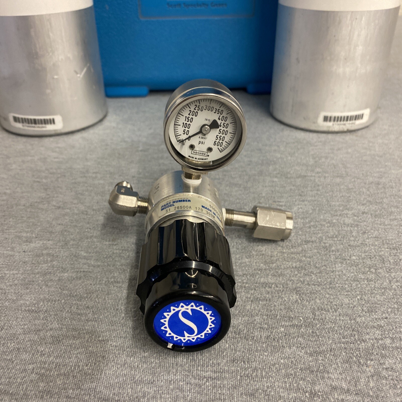 Scott Specialty Gases Scotty 74 Cylinder Kit W/ 600psi Regulator