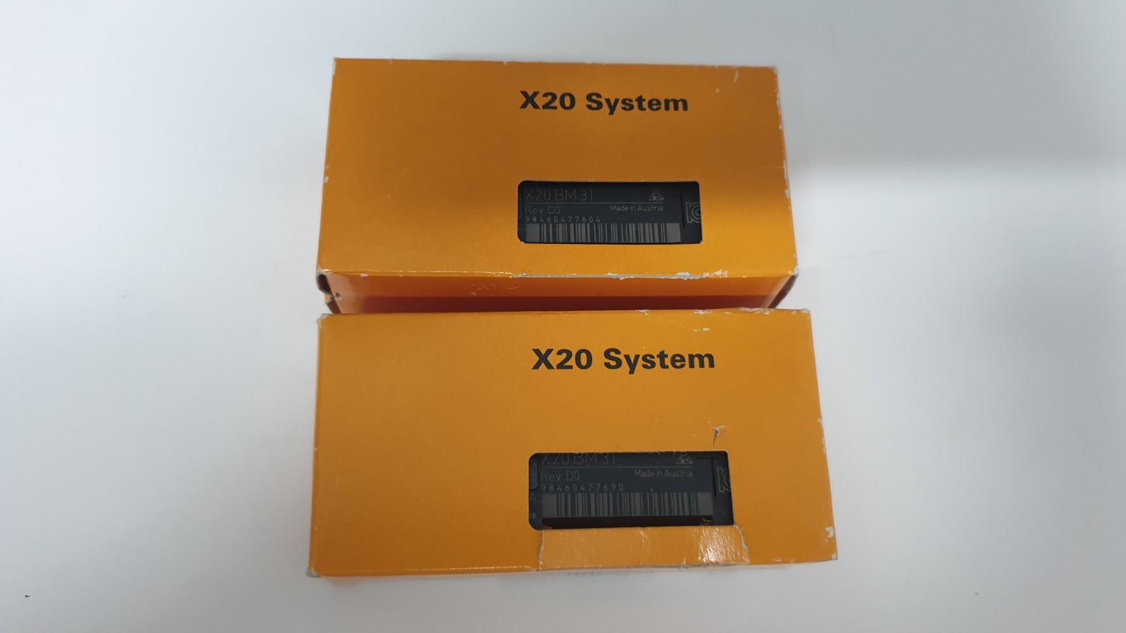 LOT OF 2 B&R Automation X20BM31 Bus Module | P/N: X20 BM 31 | Rev. D0
