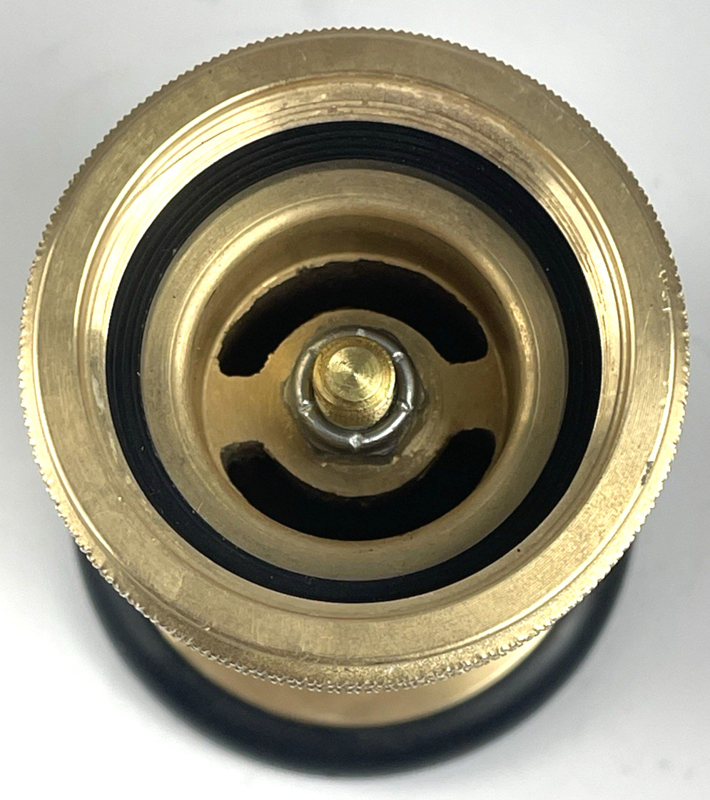 Brass Fog Nozzle/ Fire Hose Nozzle w/ Bumper 1-1/2″ Opening – Twist Open/ Close