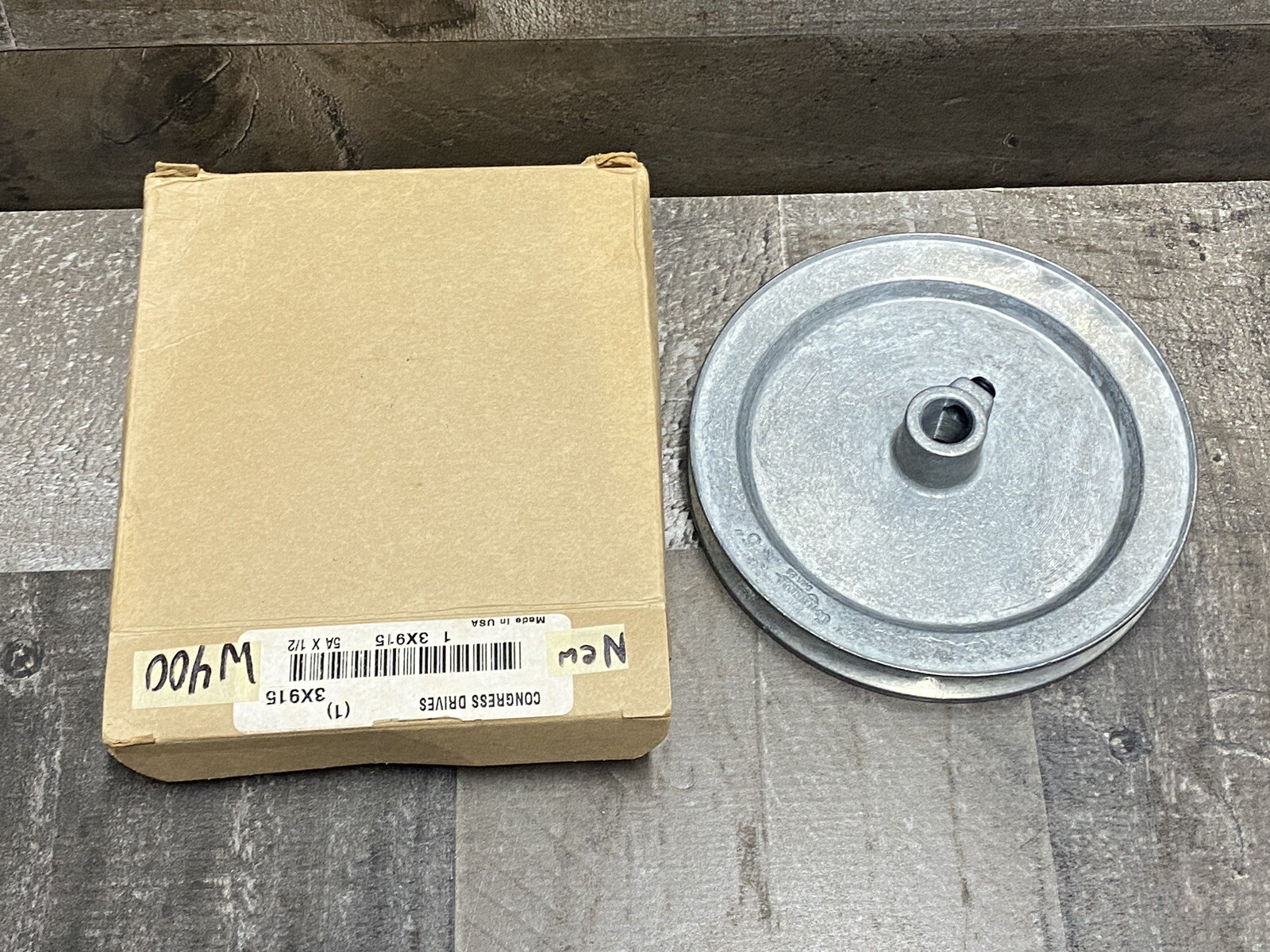 Congress Drives # 3X915V-Belt Pulley Sheave New