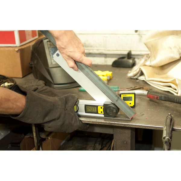 Johnson Level & Tool 1750-1200 Digital Angle Finder, 12 In, Aluminum