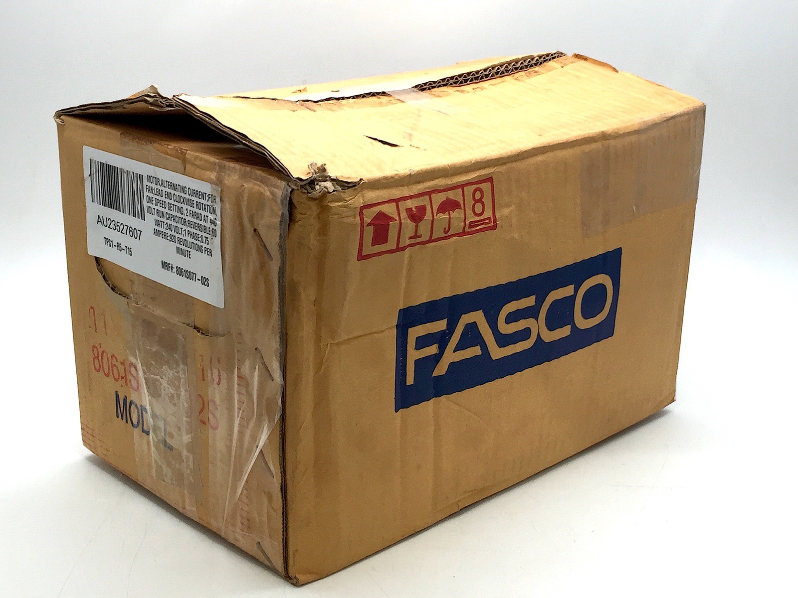 Fasco 8061S077-02S Fan Motor A/C 240V 85W 0.75A 920 RPM Single Phase
