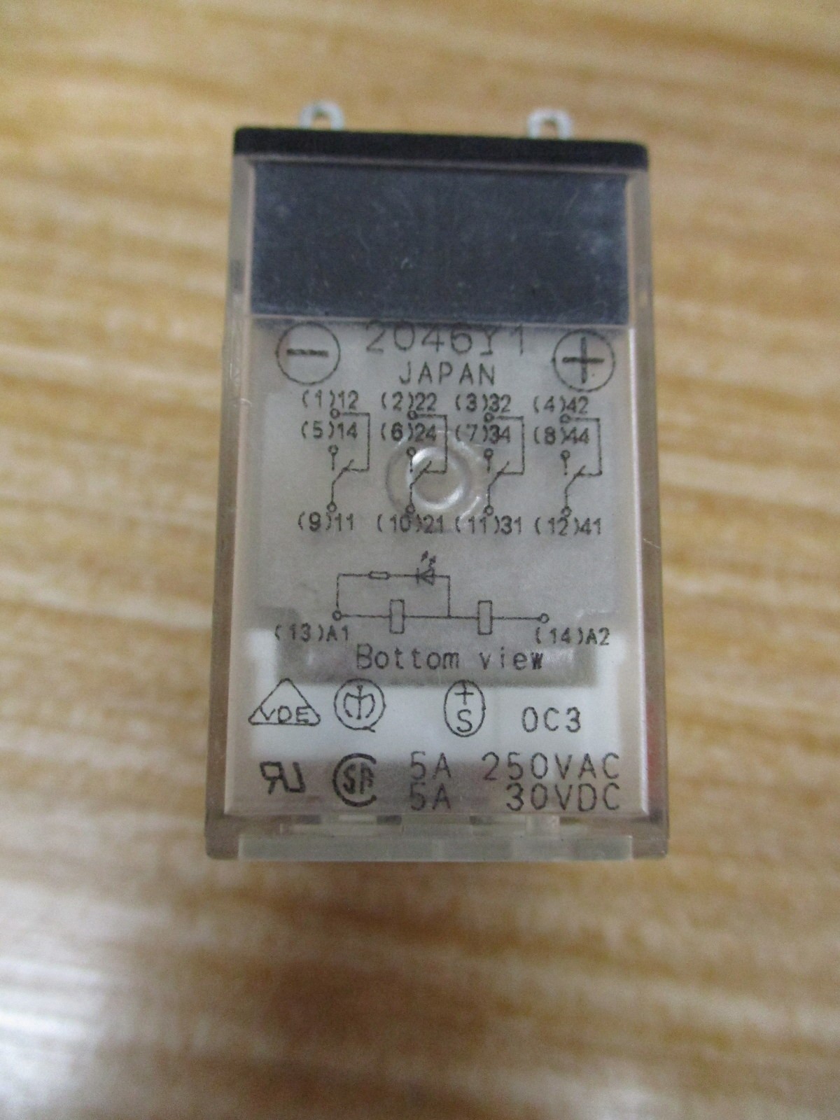 Omron MY4N-24VDC Relay MY4N24VDC 24V DC New Style (Pack of 6)