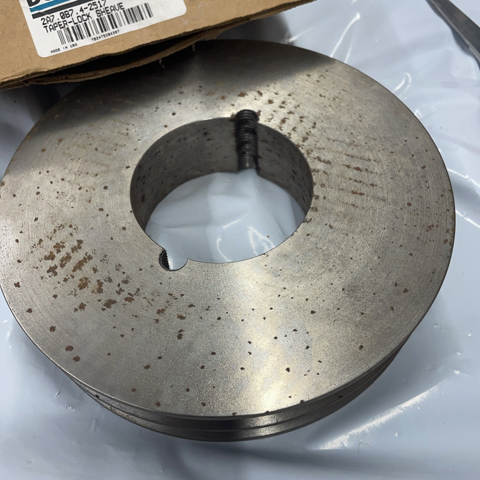 DODGE TAPER-LOCK SHEAVE 118044 2A7.0B7.4-2517 2 GROOVES S44