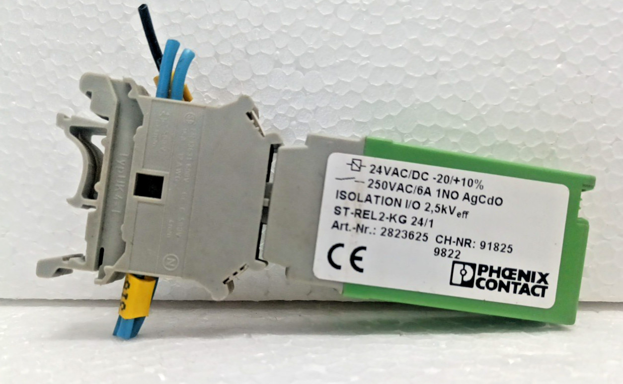 Phoenix Contact ST-REL2-KG 24/1 24 VAC/DC Art Nr : 2823625 Lot Of 3 Pcs