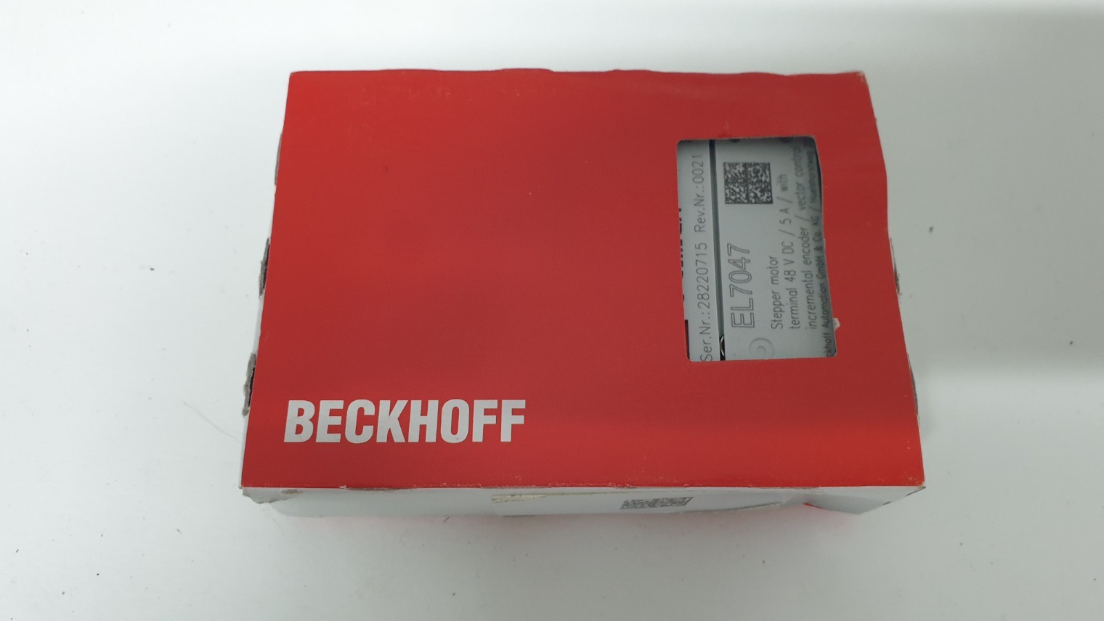 NEW Beckhoff EL7047 – Stepper Motor Terminal, 48V DC / 5A