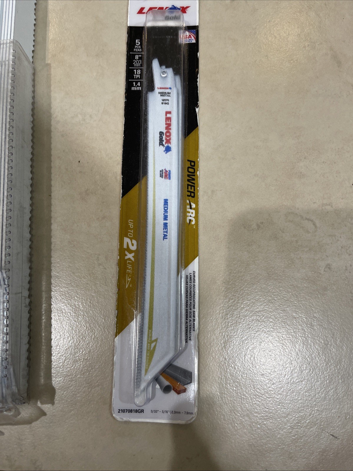 24 QTY LENOX 6 TPI Bi-Metal Demolition Reciprocating Saw Blade 12″ & 5 GOLD 8″