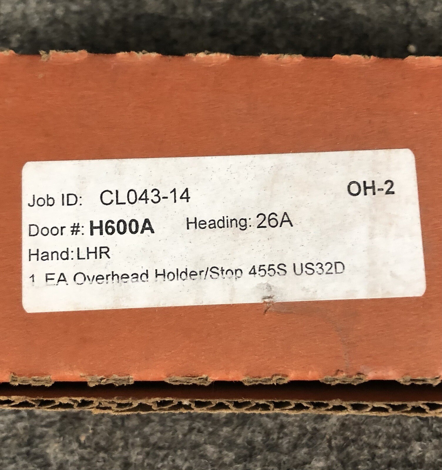 GLYNN-JOHNSON 455S-US32D Surface Mount Overhead Door Stop
