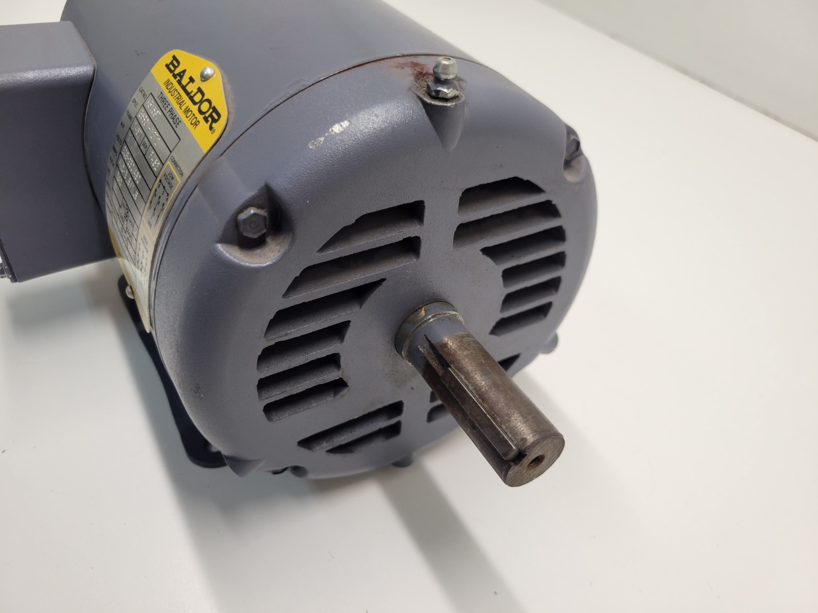 NEW OLD STOCK! BALDOR 1HP 208-230/460V 1140RPM MOTOR M3156T
