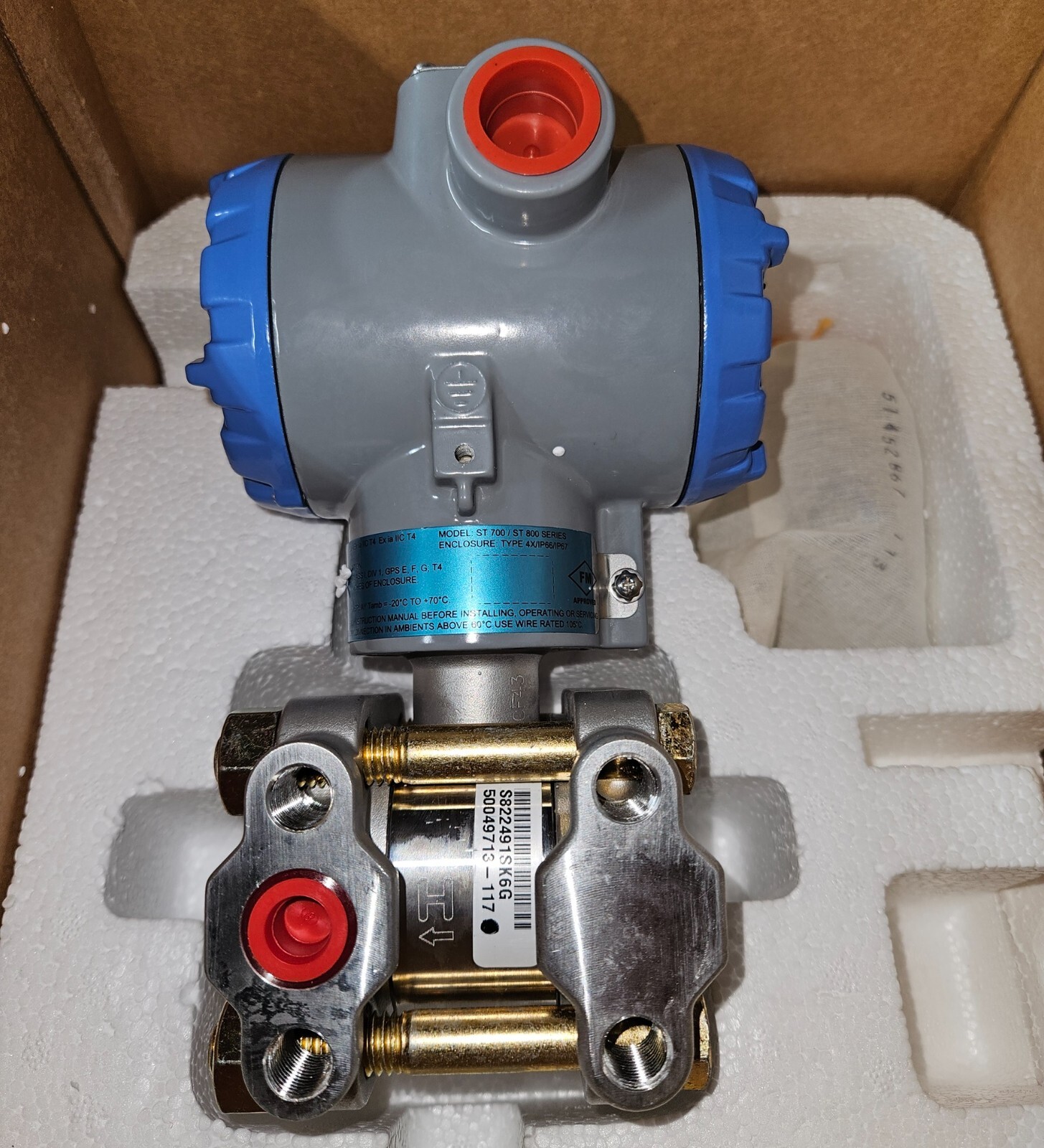 Honeywell STG870 Gauge Transmitter, 316SS Head/316LSS Diaphragm – NEW IN BOX