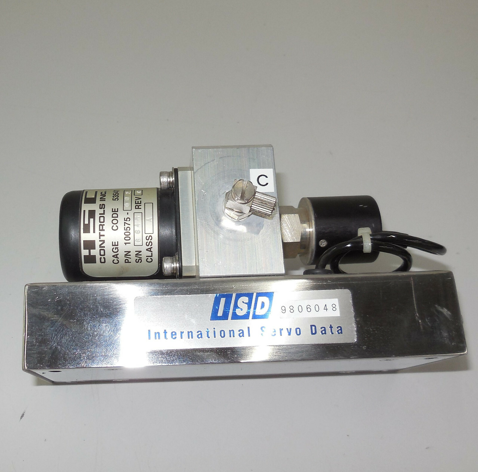 ISD international servo data 1001-0-0 BG3-4759 G4-G5 SV