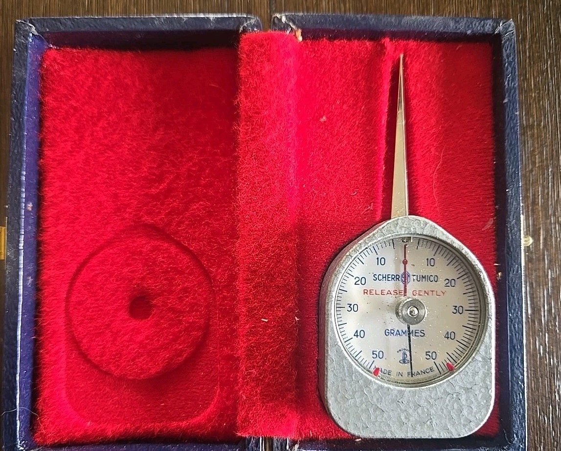 Scherr Tumico Force Tension Spring Scale Gauge – 50 Grams GHC-28