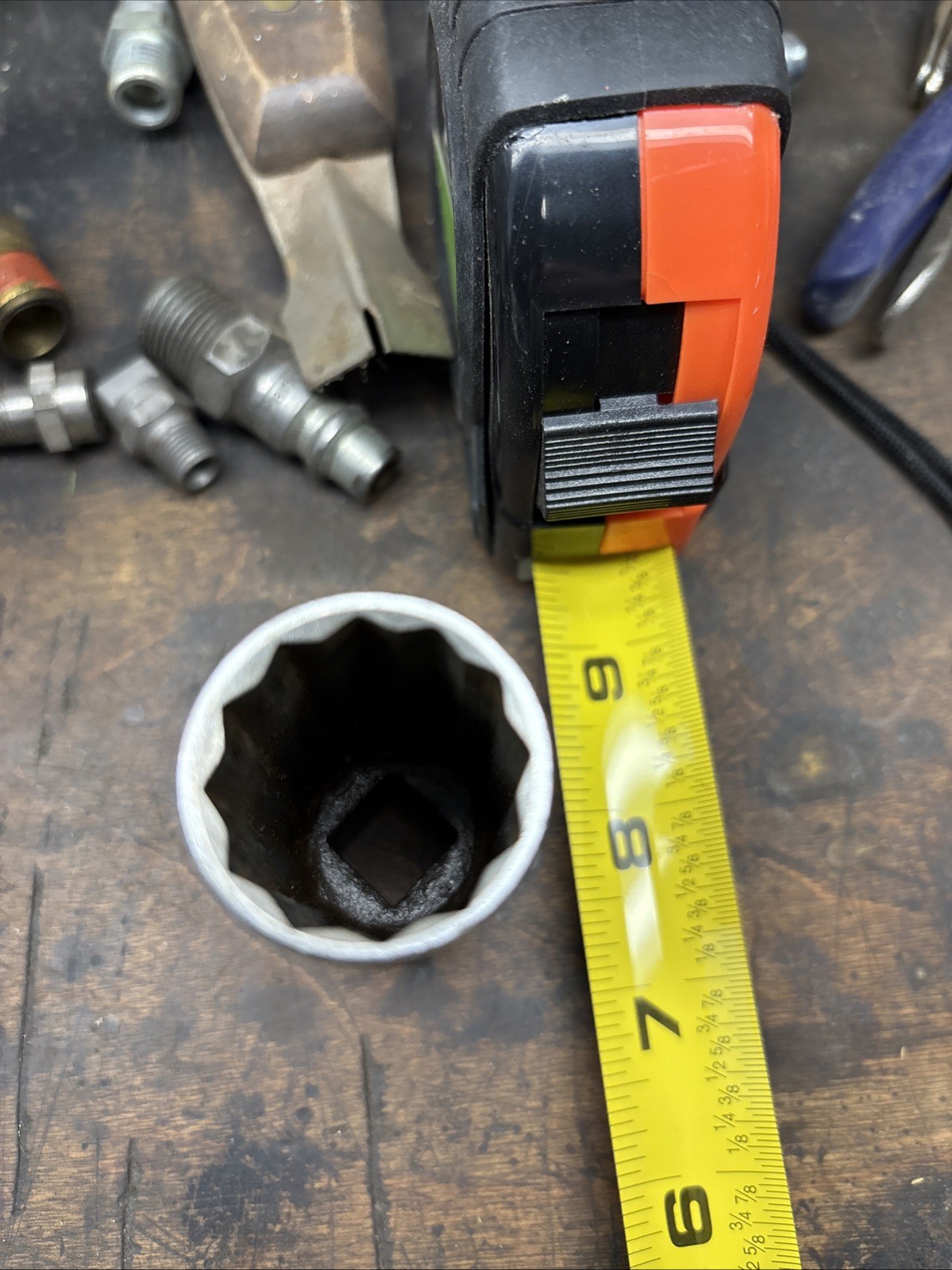Wright Tool 4630 15/16 – 1/2Inch Drive 12 Point Deep Socket – W/ Pin Hole