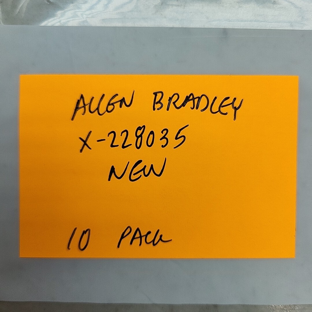 10 Pack Allen Bradley X-228035 Stationary Contact Assembly Type BX Relay X228035