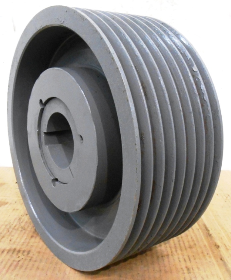 UNKNOWN BRAND PULLEY SHEAVE 8 GROOVE 8-5V15.0, 15″ OD X 5 1/8″ ID X 5 7/8″ WIDE