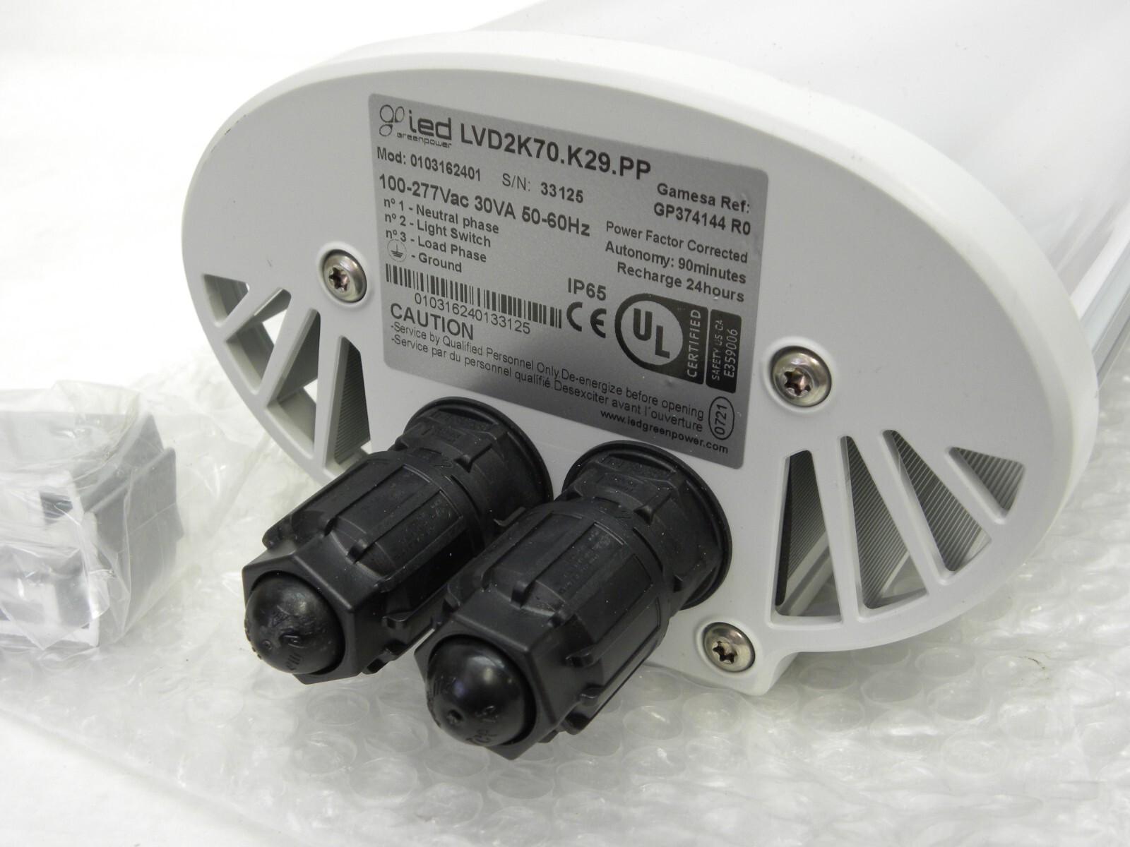 NEW OLD STOCK – IED GREENPOWER LVD2k70.K29 100-277VAC WATERPROOF LED LIGHTING