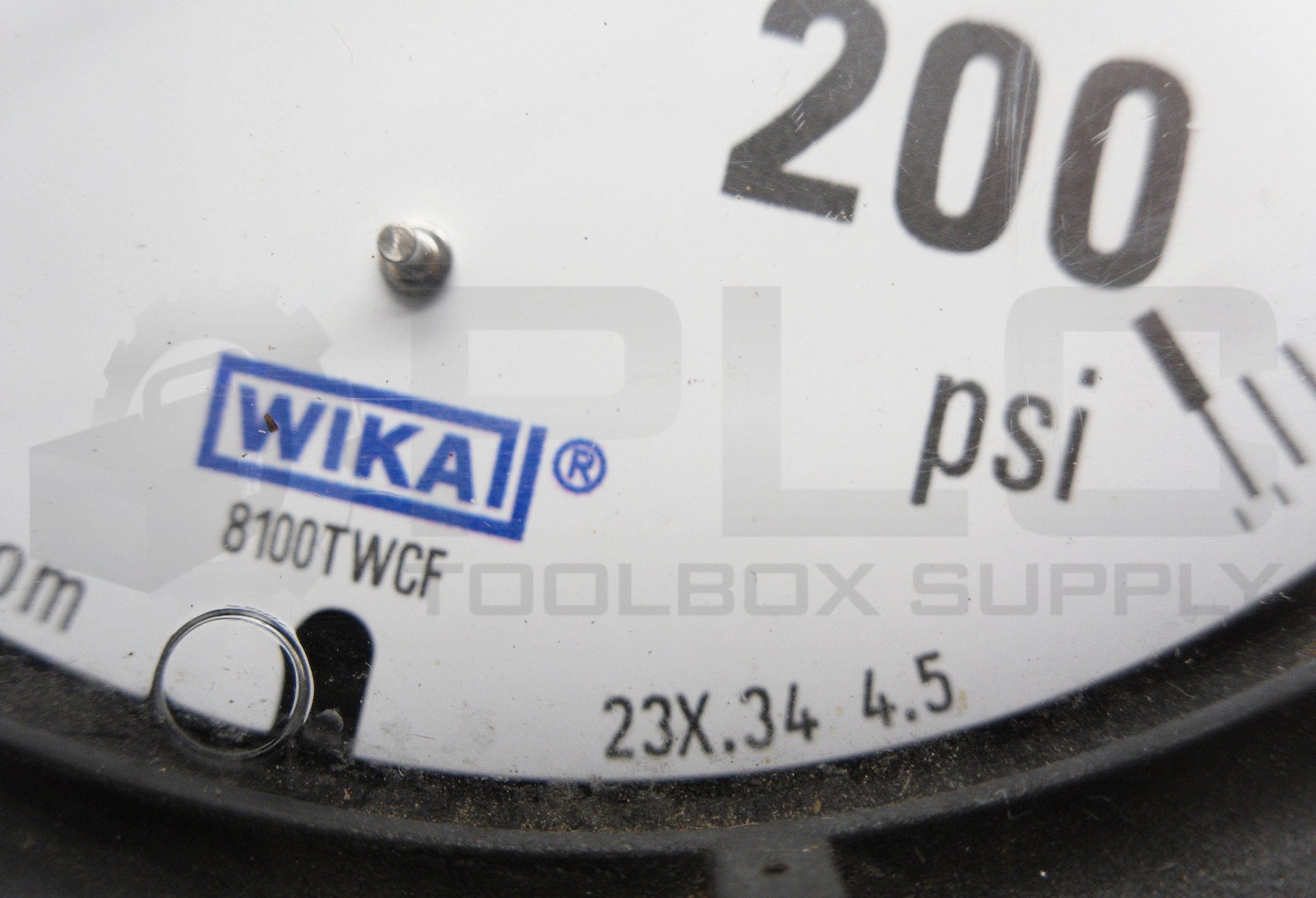 WIKA 23X.34 4.5 PRESSURE GAUGE 0-200PSI 8100TWCF