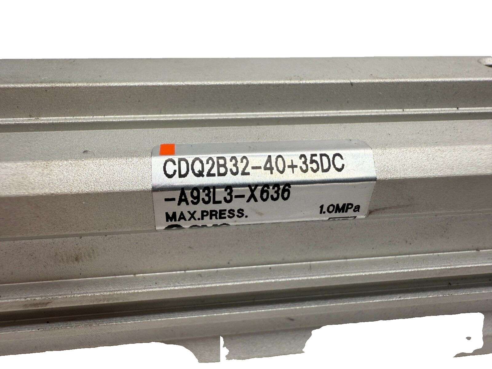 SMC CDQ2B32-40+35DC-A93L3-X636 Compact Pneumatic Cylinder, Double Rod, 32mm Bore