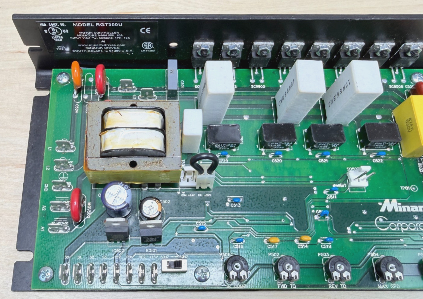 Minarik RGT300U Motor Controller, 0-90V, 10A