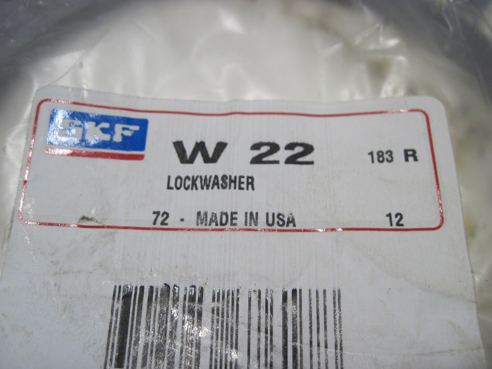 NOS SKF Lock Nut N22 & SKF Lock Washer W22 For Inch Threads 4.325-11 USA