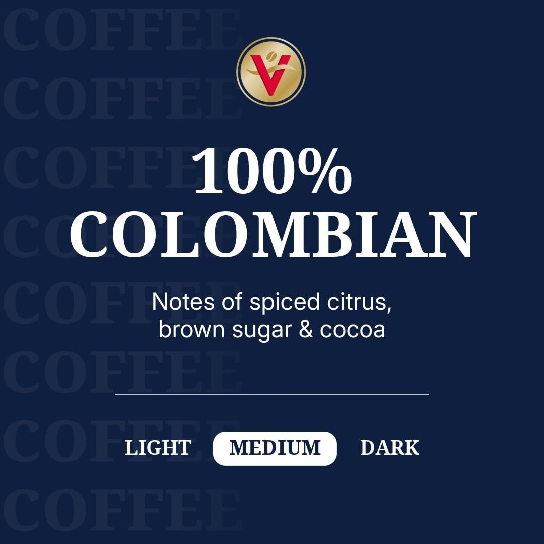 Victor Allen’s Coffee 100% Colombian, Medium Roast, 200 Count, Single Serve Coff