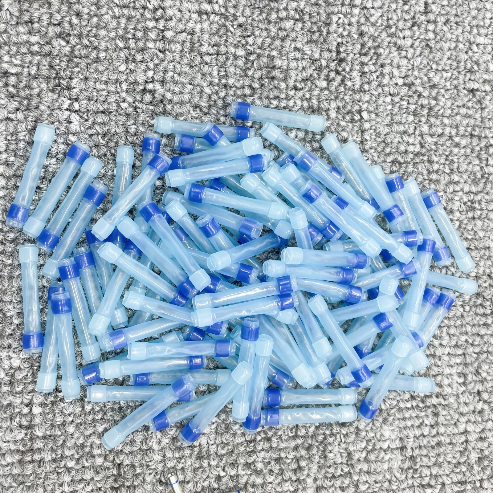 100Pcs BLUE Plastic Case terminal For D-436-37 Military Aviation 650075-000