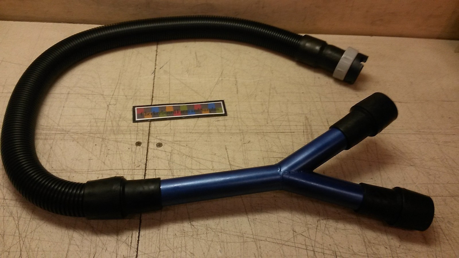 NOS DCM Y-Adapter w/ 3′ Vacu-Flex Hose Vacuum Assembly 00523 4130014591307