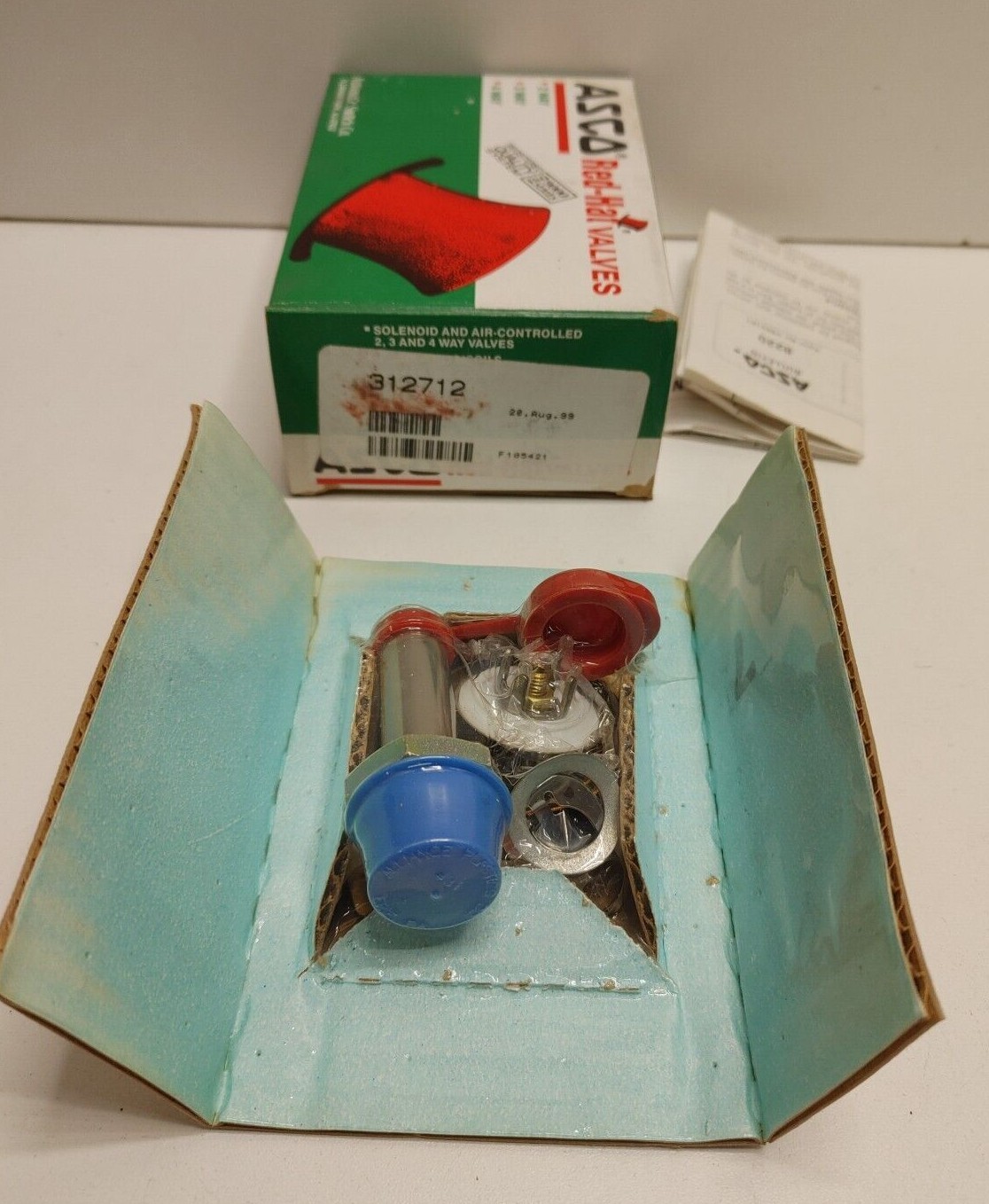 NEW OLD STOCK! ASCO 8220 COIL SOLENOID REBUILD KIT 312712