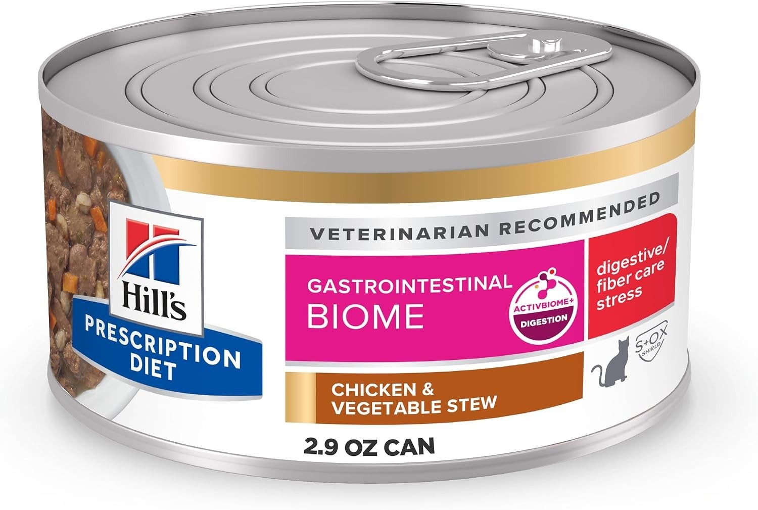 Gastrointestinal Biome Stress Digestive/Fiber Care Wet Cat Food, Chicken & Veget