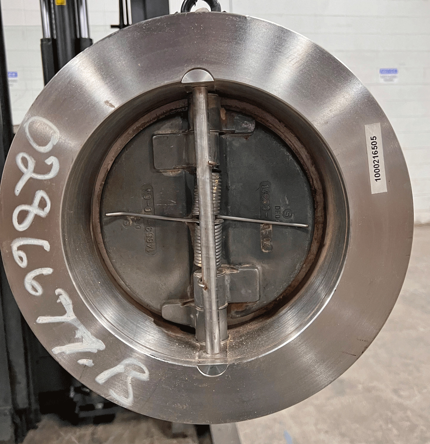 CRANE 8″ Class 600 CF8M Stainless Steel DUO CHEK II CHECK VALVE 2014 1440psi SS