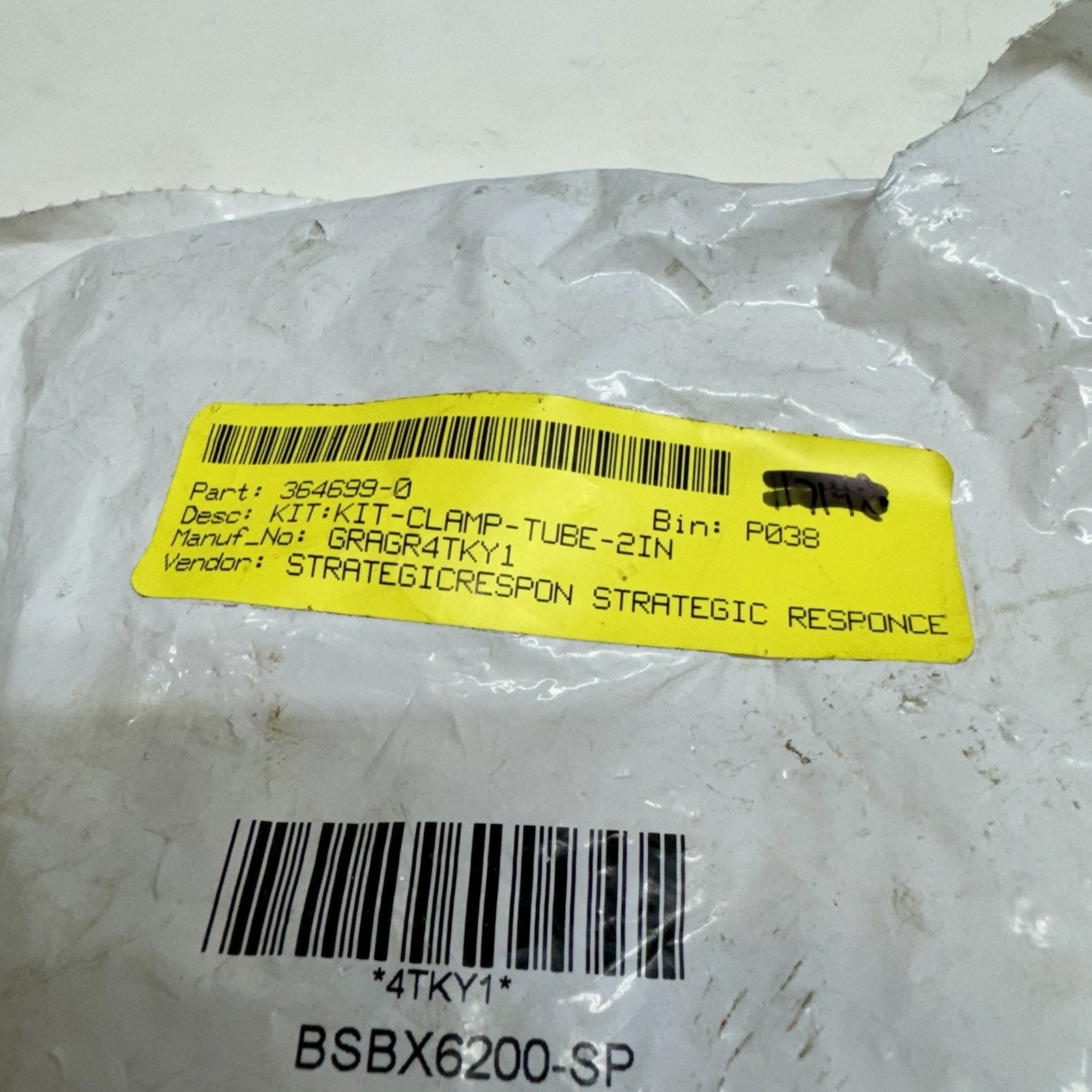 BEHRINGER PIPE SYSTEMS BSBX7250-SP Beta Clamp,2 1/2″OD,1 7/32″W 4TKY4