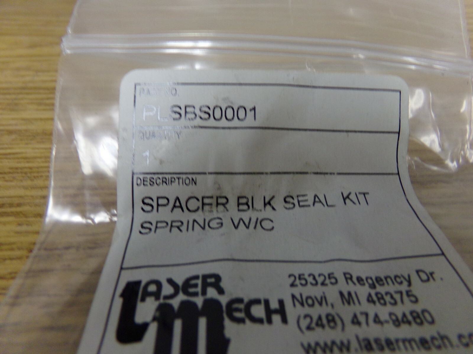 NEW Laser Mech PLSBS0001 Spacer BLK seal kit Spring W/C *FREE SHIPPING*