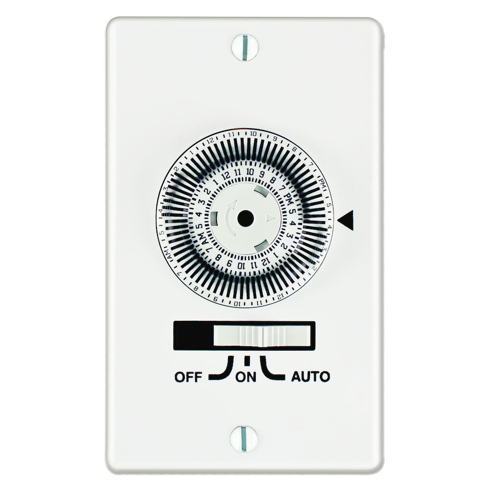 Intermatic KM2ST-1G 24 Hour 120 VAC 20 Amp Electromechanical In-Wall Timer