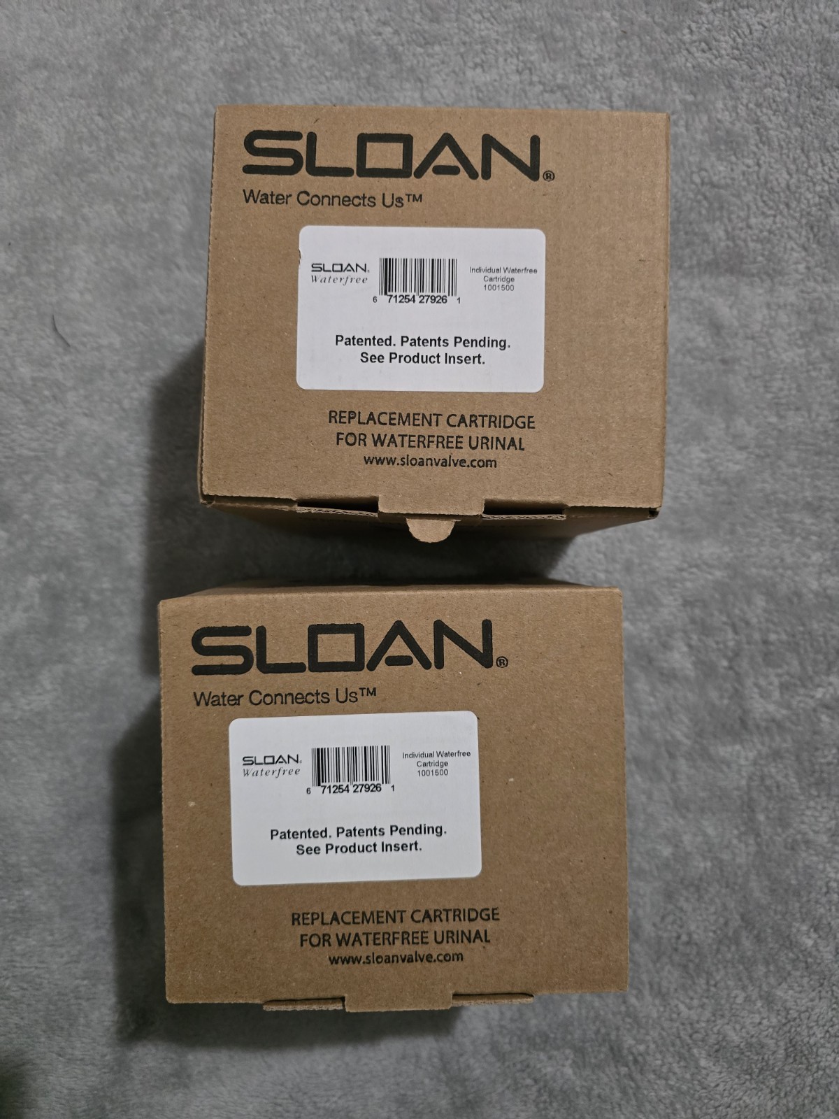 2 Replacement cartridges Sloan Valve Co. 1001500 Filter Kit Urinal Accessory