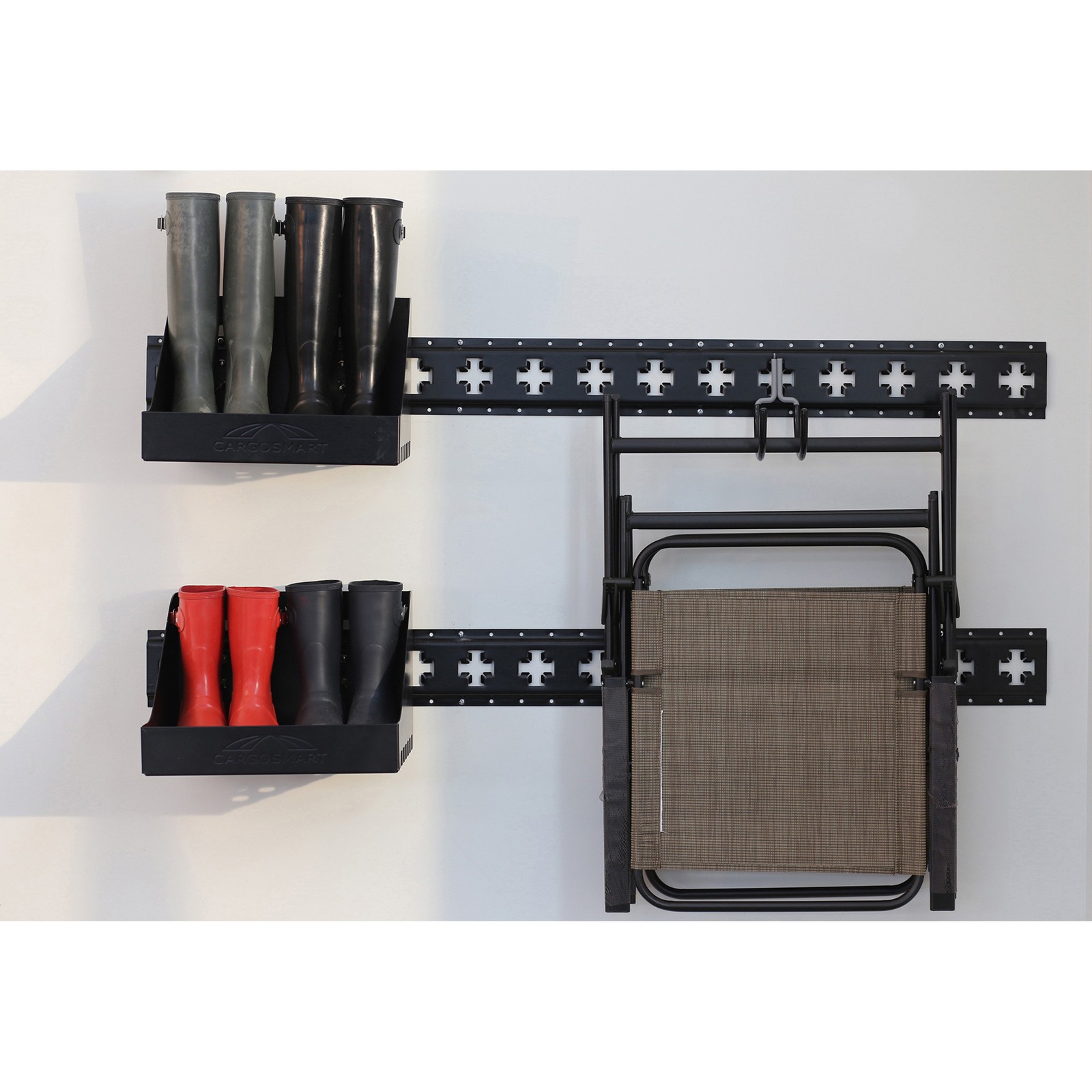 CargoSmart X-Track Rail, 60in., Matte Black, Model# 1788