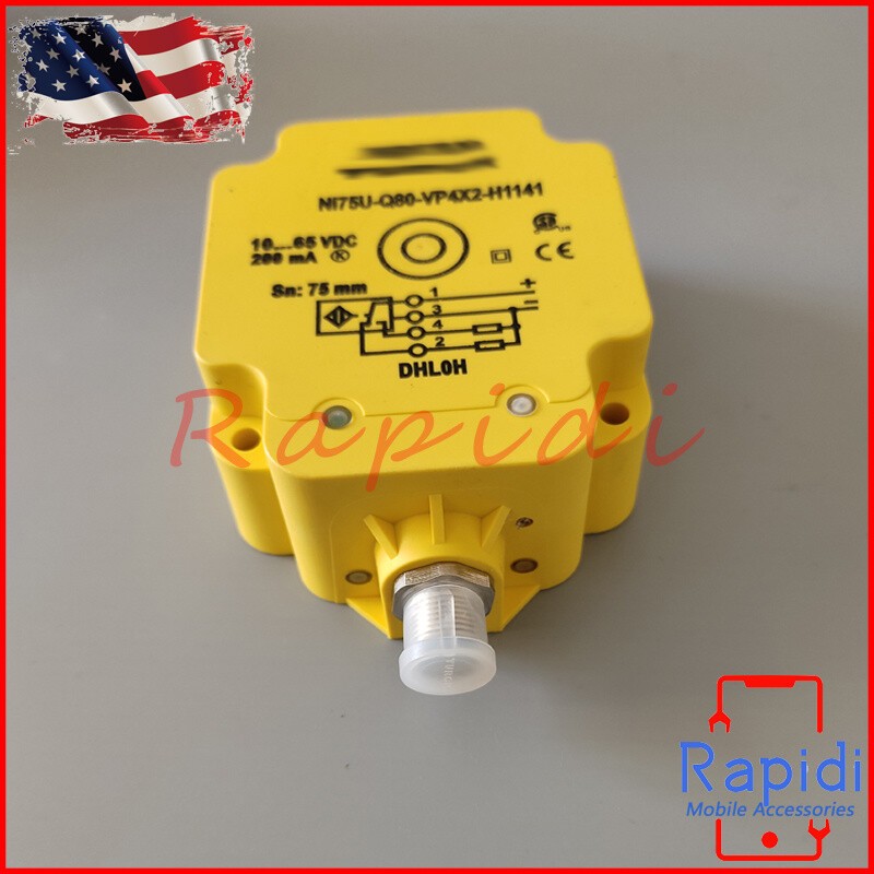 10-65VDC 75mm Inductive Proximity Sensor Switch For Turck NI75U-Q80-VP4X2-H1141