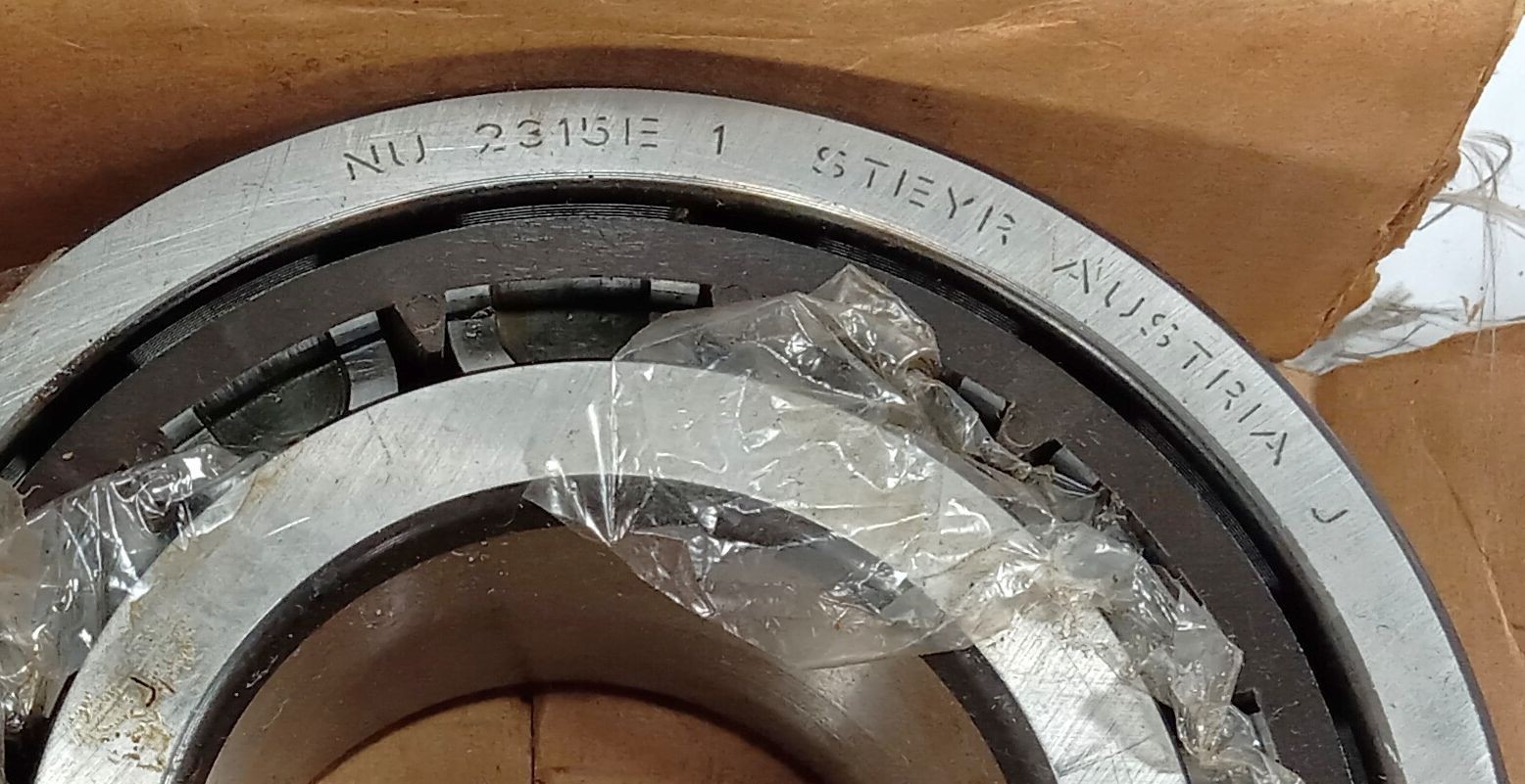 1 NEW STEYR NU2315E 75X160X55 1 ROW CYLINDRICAL ROLLER BEARING NNB *MAKE OFFER*